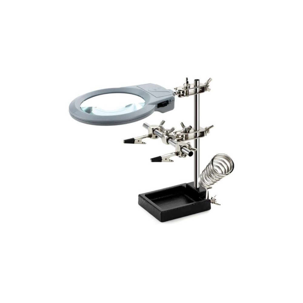 ZD-10M TROISIEME MAIN AVEC LOUPE A LED ET SUPPORT FAS