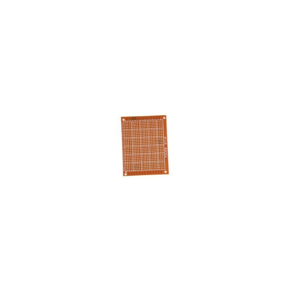PLAQUE PERFOREE 10X10 MARRON SIMPLE FACE