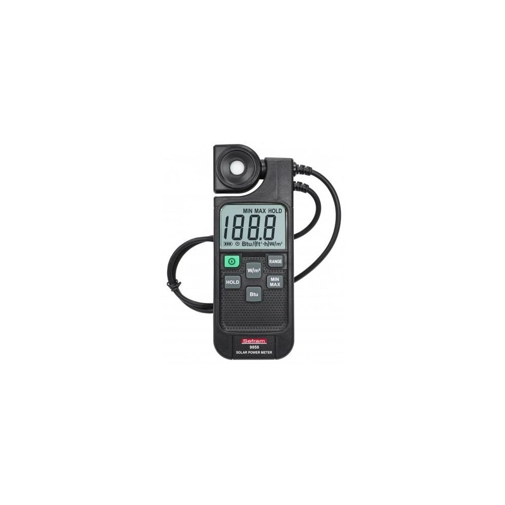 SEFRAM9858 SOLARIMETRE 1999W/m2 634 BTU 3 1/2 DIGITS