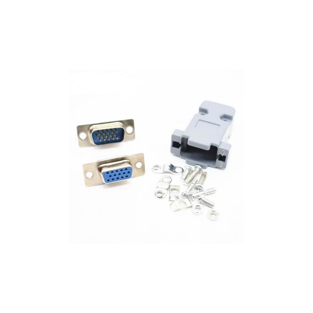 CONNECTEUR DB15 MALE A SOUDER 3 RANGE