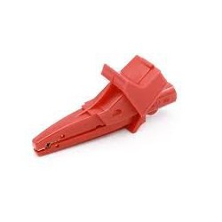 PJP 5002/LM-IEC-R PINCE CROCODILE D2MM 10A 600 V CAT II ROUGE