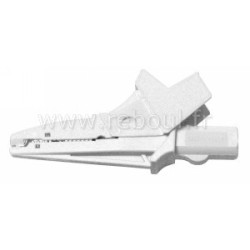 PJP 5002/LM-IEC-BL PINCE CROCODILE D2MM 10A 600V CAT II BLANCHE