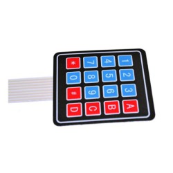 CLAVIER A MEMBRANE 16 TOUCHES POUR ARDUINO ET RASPBERRY