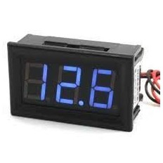 VOLTMETRE DIGITAL DE PANNEAU LED 0-30V DC 0,56"  BLEU