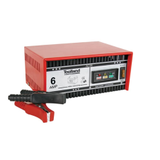 VEL AC06 CHARGEUR DE BATTERIES ACIDES AU PLOMB 12V 6A