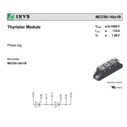 MCC95-16I01B THYRISTOR 95A 1600V