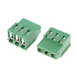 Bornier 5,08mm mâle coudé de 3