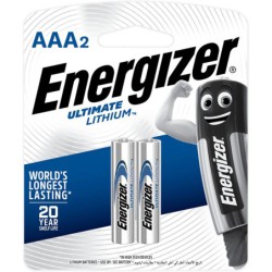 PILE ENERGIZER LITHIUM L92BP2 LR03 U92BP2