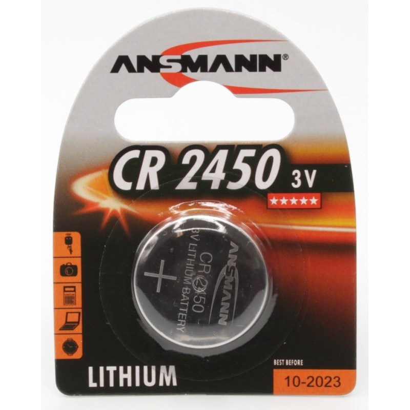 ANSMANN CR2450 PILE LITHIUM 3V