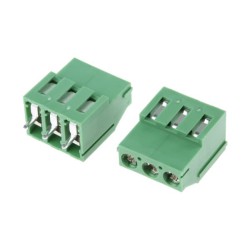 Bornier 5,08mm femelle coudé de 3