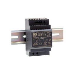 VEL HDR-60-24 ALIMENTATION 1 SORTIE 60W 24V 2.5A SUR RAIL DIN