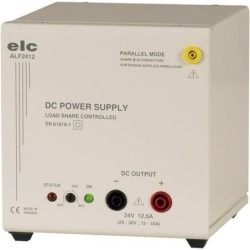ELC ALF2412 ALIMENTATION DECOUPAGE 24V/12.5A AJUST. 20-30V PROTEGEE