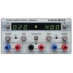 HAMEG HM8040-2 ALIMENTATION 2x 0 - 20 V/0,5 A et 5 V/1 A