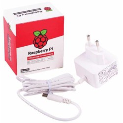 RASPBERRY PI 4 ALIMENTATION OFFICIELLE USB-C 5.1V 3A Fiche EU SC0212
