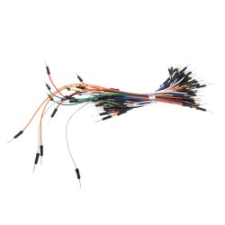 VEL WJW009N JEU DE 65 CABLES DE RACCORDEMENT 1 BROCHE MALE/MALE