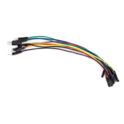 VEL WJW011 JEU DE 10 CABLES DE RACCORDEMENT 1 BROCHE MALE/FEM