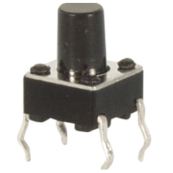 BOUTON POUSSOIR TACTILE 6X6 9.5MM 12VDC 50MA KRS06095