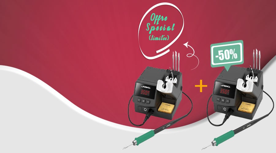 OFFRE SPÉCIALE SUR LA STATION DE SOUDAGE JBC LC-2BA – 130W